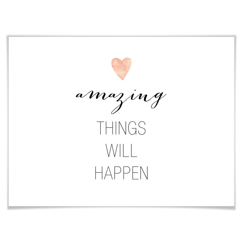 Poster Confetti & Cream - Amazing things