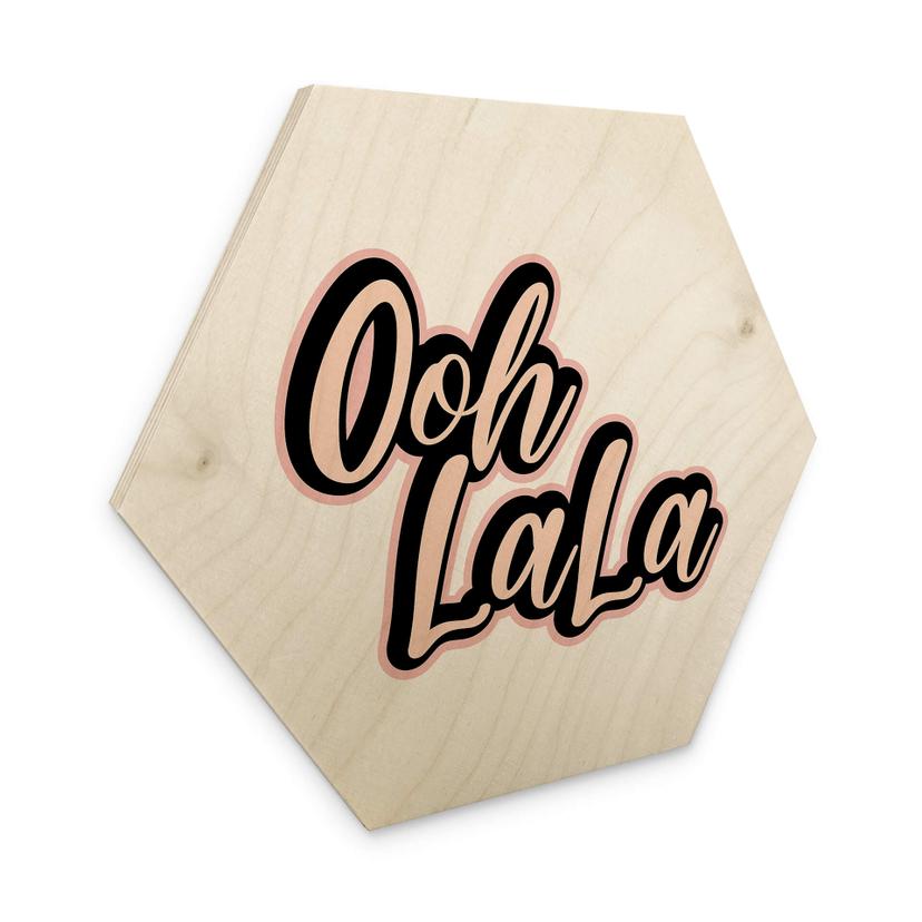 Esagono in legno Oh La La