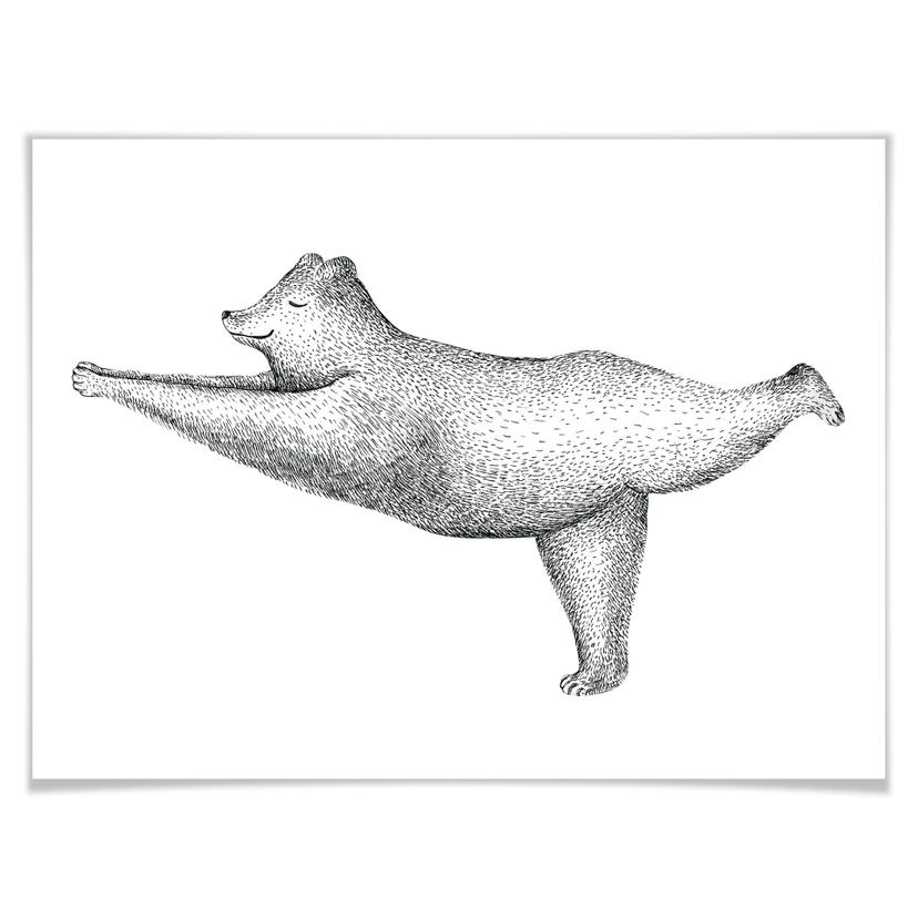 Poster Kvilis - Ours Yoga 02