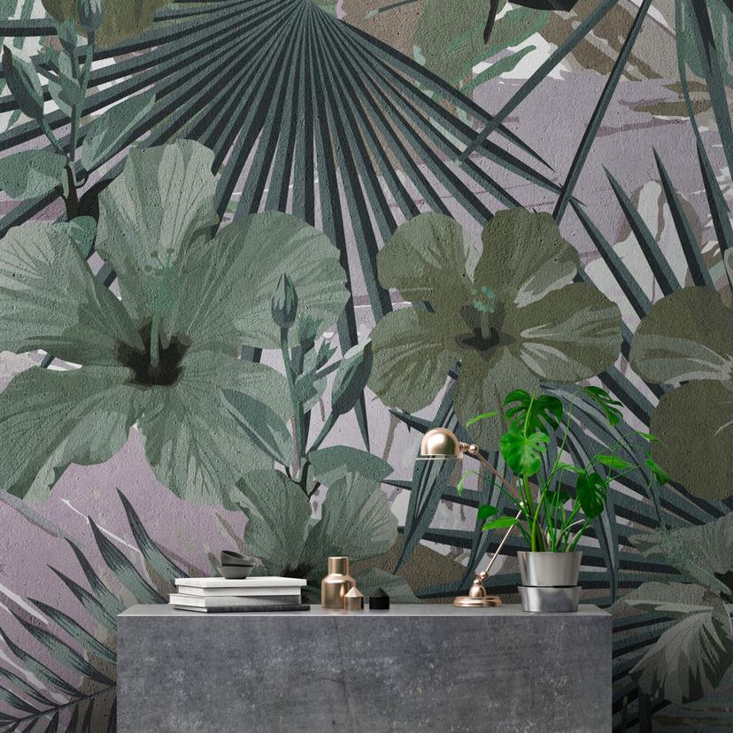 Livingwalls Fototapet Walls by Patel Hibiscus 1