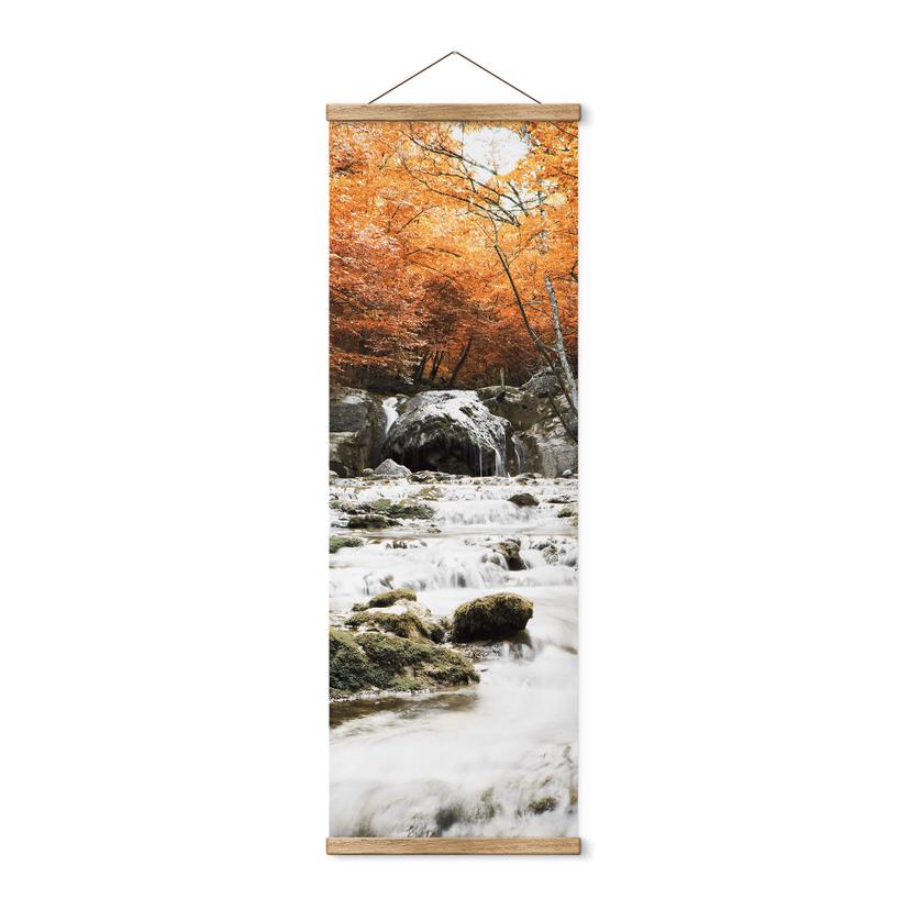 Tekstil plakat Autumn Waterfall
