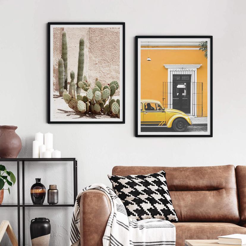 Poster Hugonnard - Taxi a Città del Messico