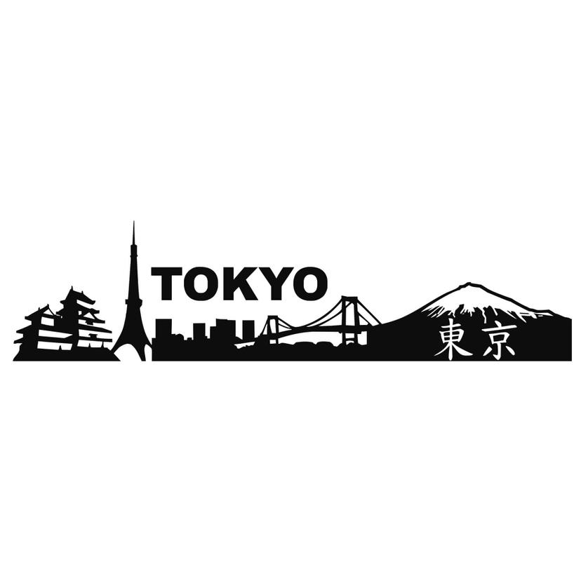 Sticker mural - Tokyo