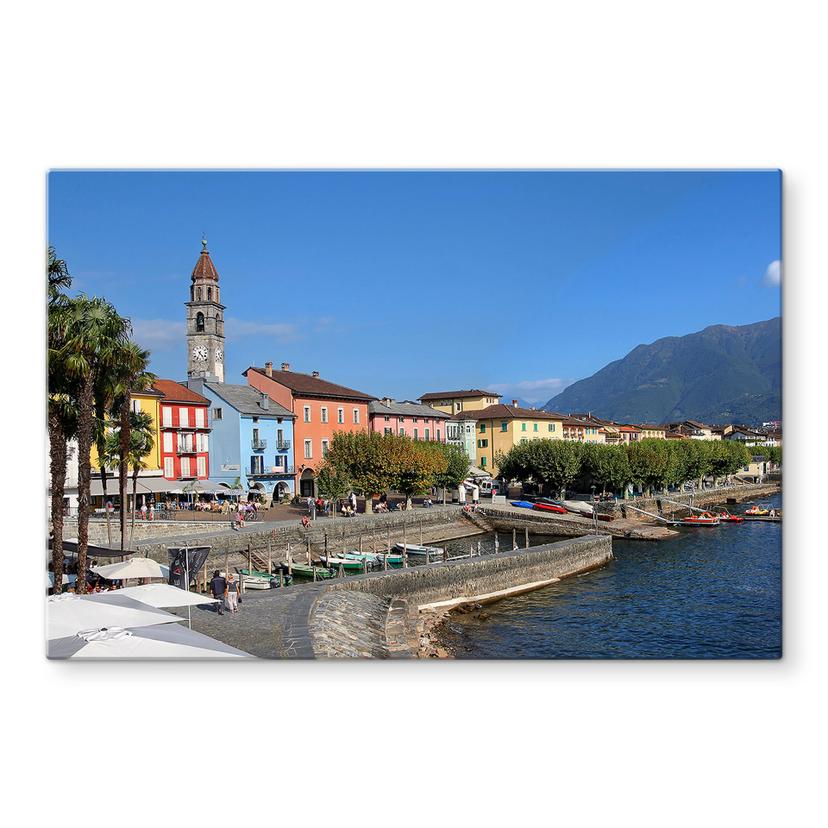 Pannello paraschizzi - Ascona sul Lago Maggiore