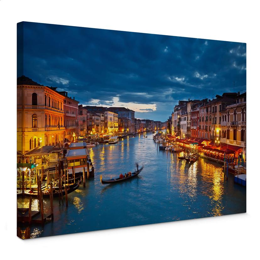 Stampa su tela Canal Grande a Venezia
