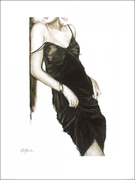 Plakat Janel Eleftherakis - Little Black Dress I kunsttryk (60 x 80 cm)