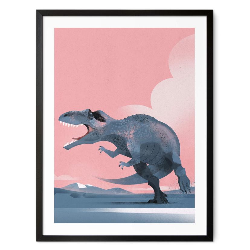 Plakat Braun - Giganotosauraus Dinosaur
