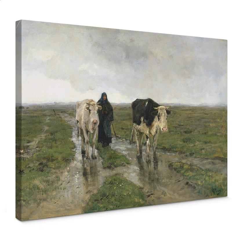 Tableau sur toile Mauve - Changement de pâturage