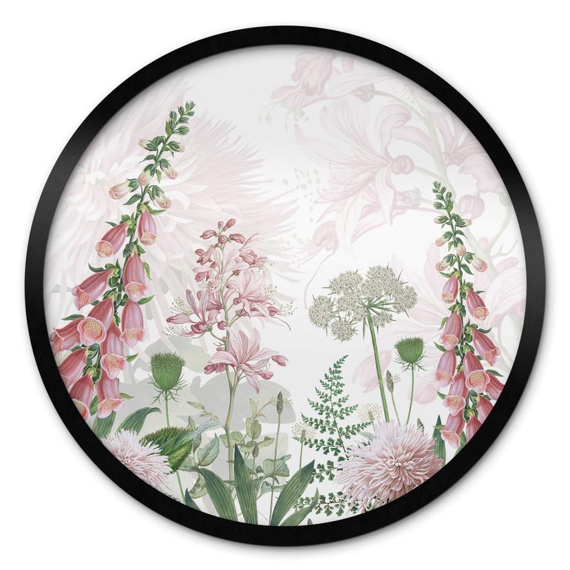 Póster Sir Edward - Pink Foxglove - Redondo