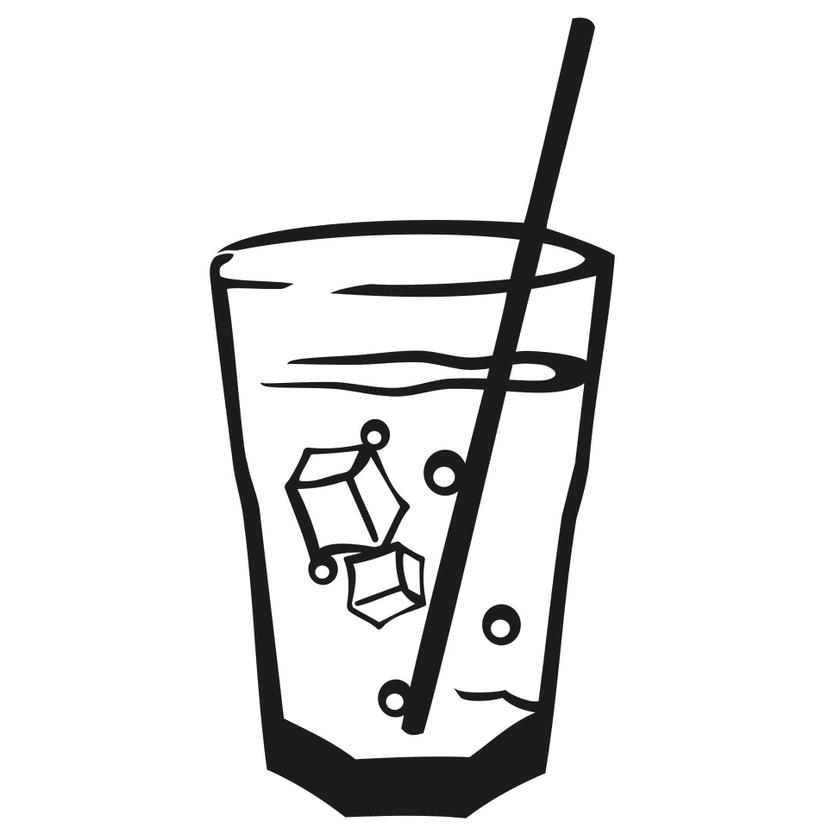 Sticker mural - Cocktail