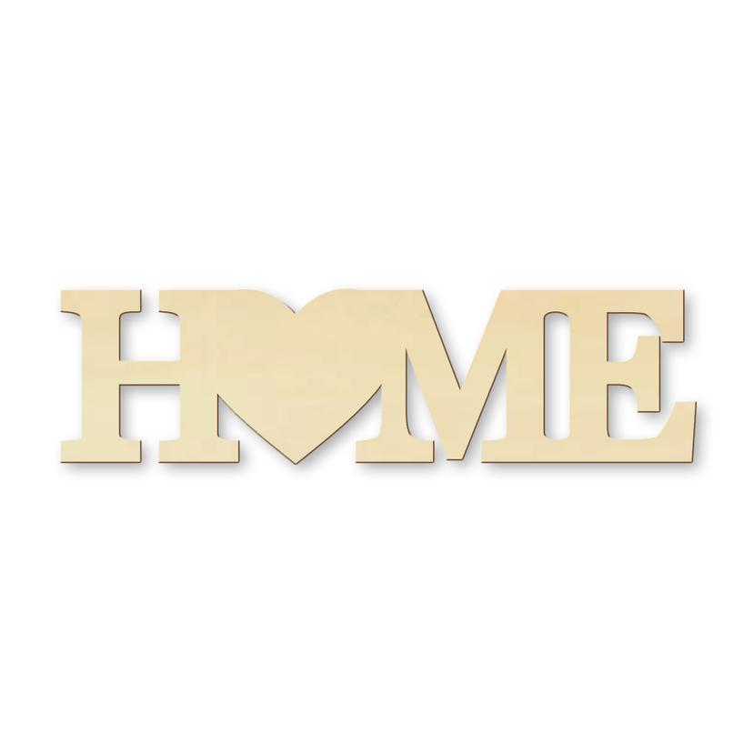 Lettere di legno Home-Heart