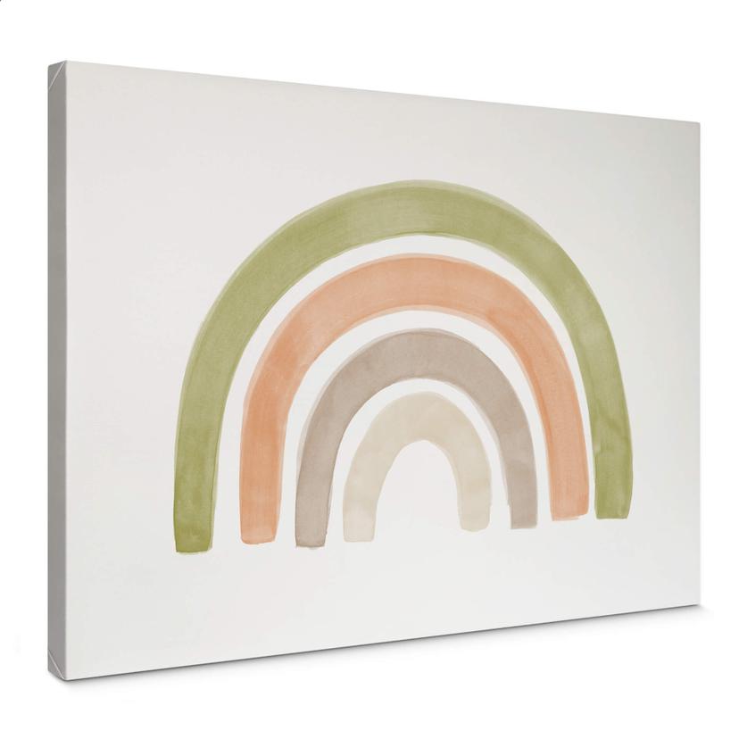 Lienzo Nouveauprints - Arco iris acuarela
