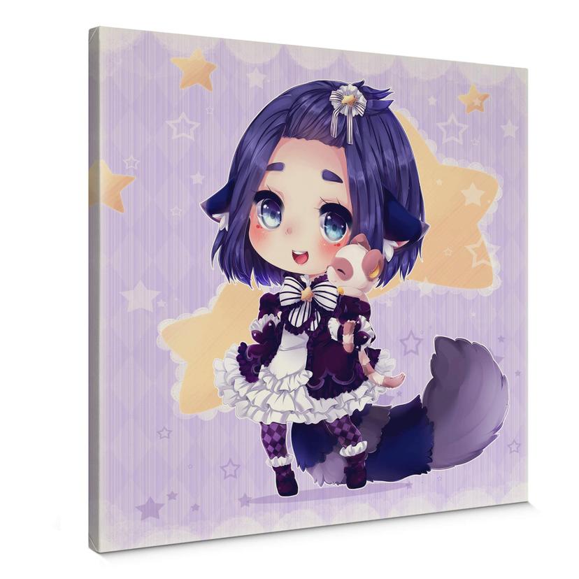 Lienzo La Doll Blanche - Chibi Esther