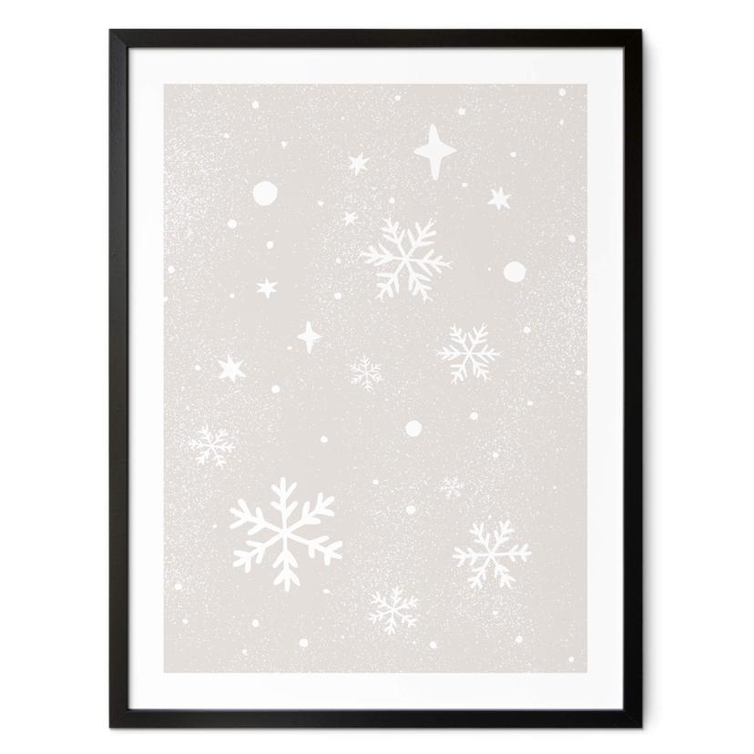 Plakat Orara Studio - Golden Snowflakes