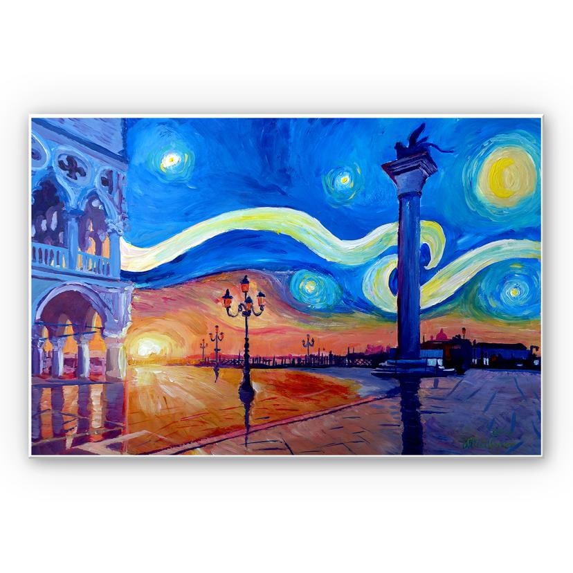 Wandbild Bleichner - Venedig  bei Nacht