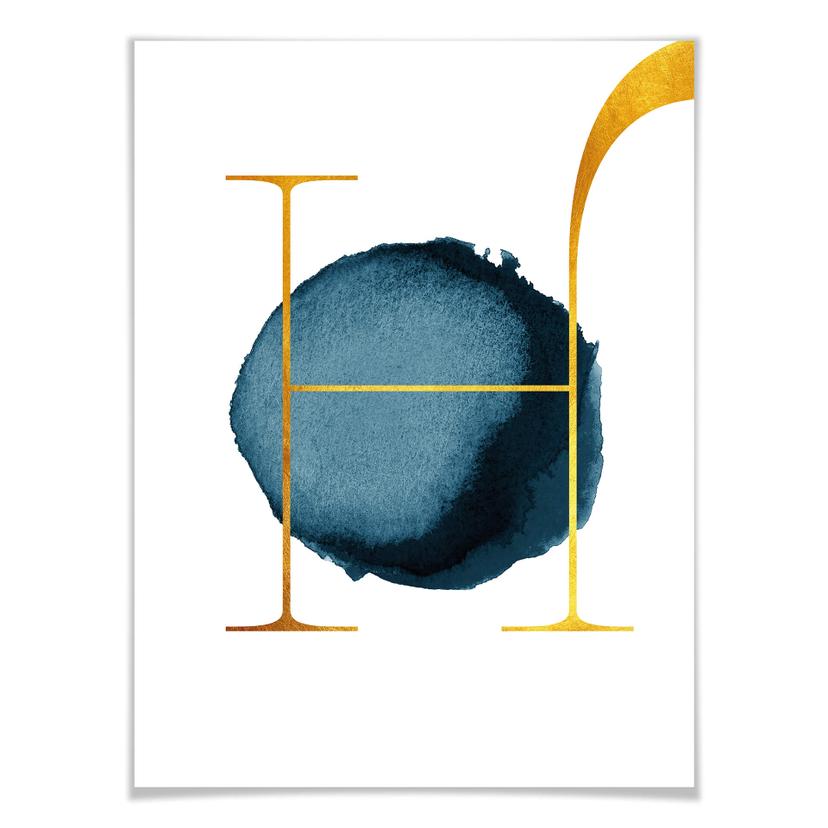 Poster - Lettera H