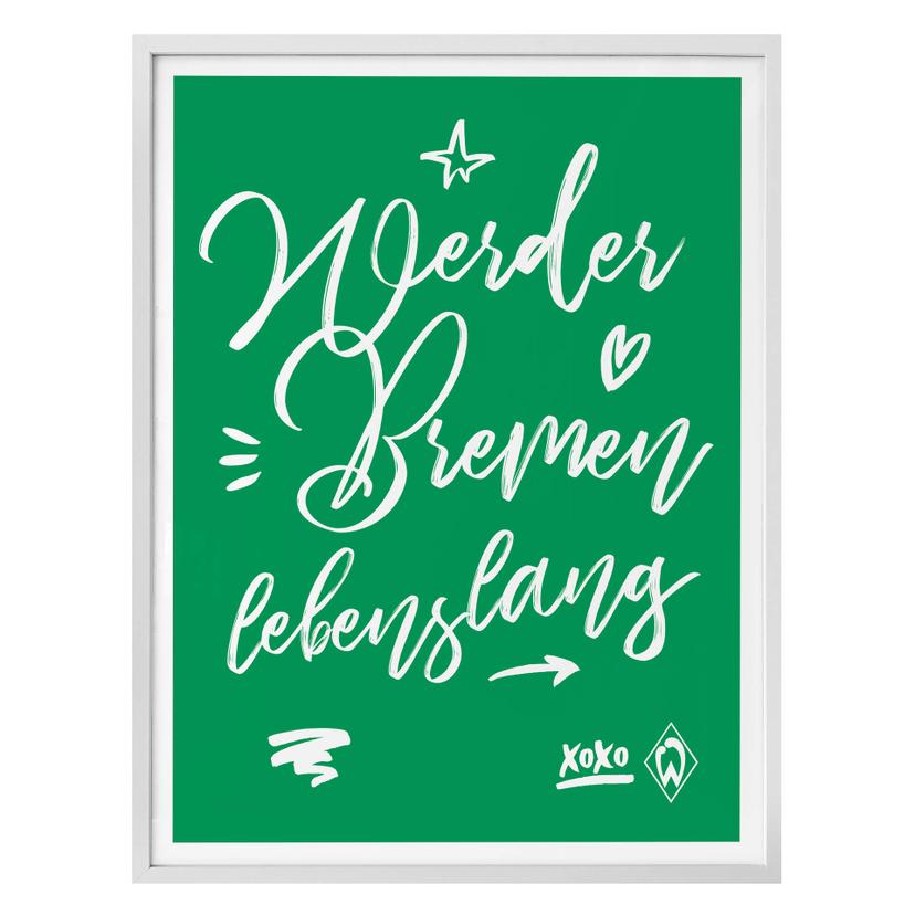 Póster Werder Bremen - Lifelong
