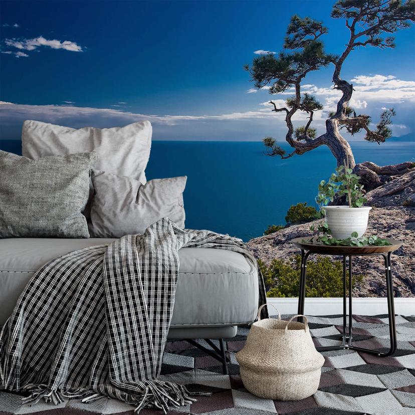 Fototapet Træ ved havet