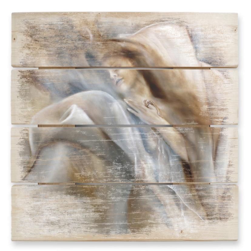 Cuadro de madera Schmucker - Devoción - 40x41,5 cm