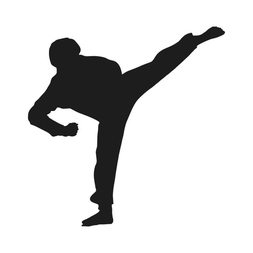 Adesivo murale - Kickboxer
