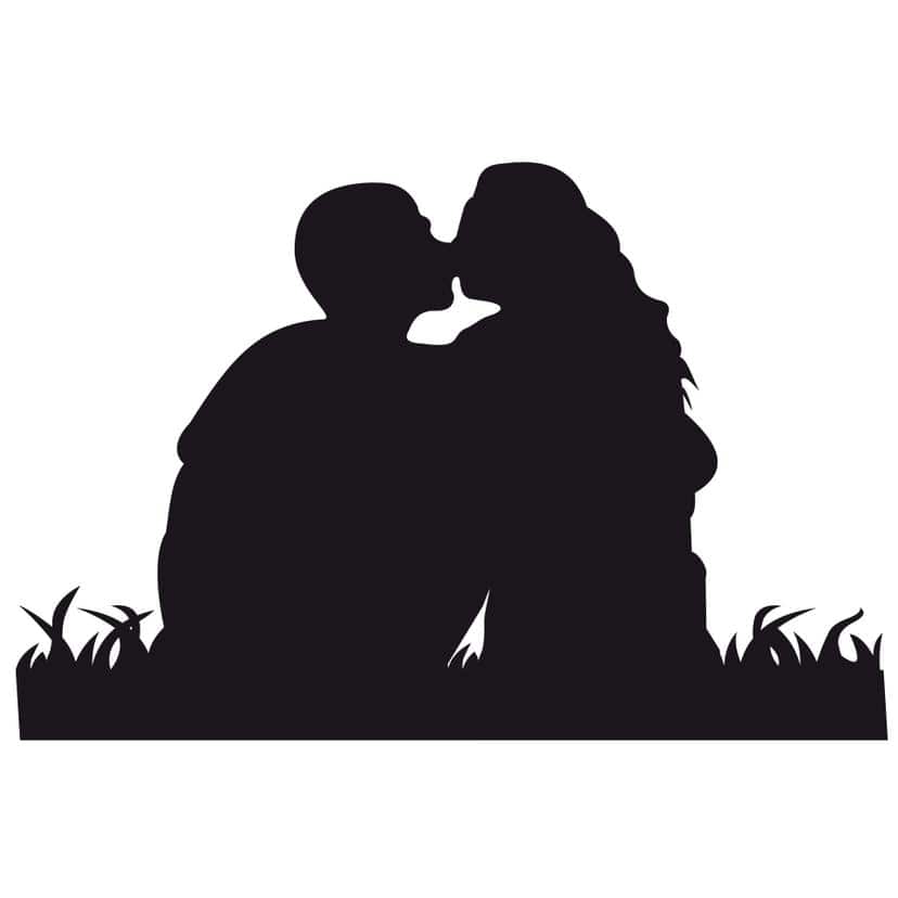 Adesivo murale - Bacio 1