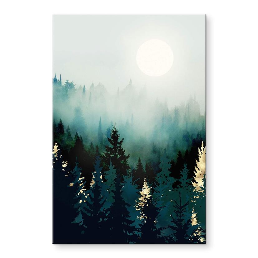 Akrylbillede SpaceFrog Designs - Tåget skov