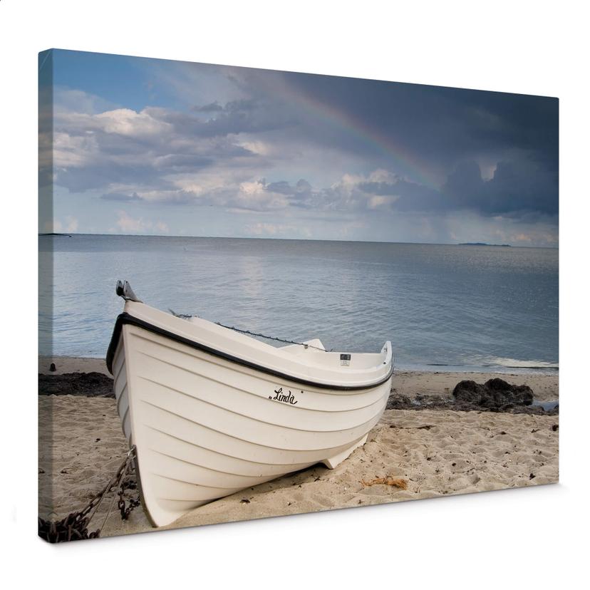 Strand idyl - Lærredsprint