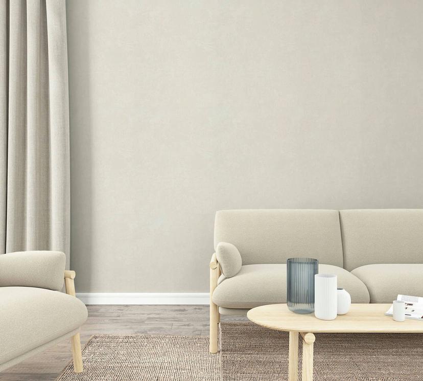 non-woven tapet beige sletter til stue soveværelse køkken marburg tapet