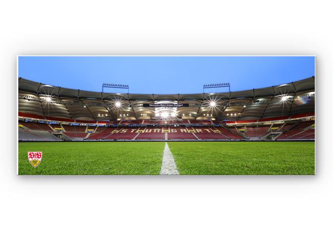 Wandbild VfB Stuttgart Arena Tribüne - Panorama