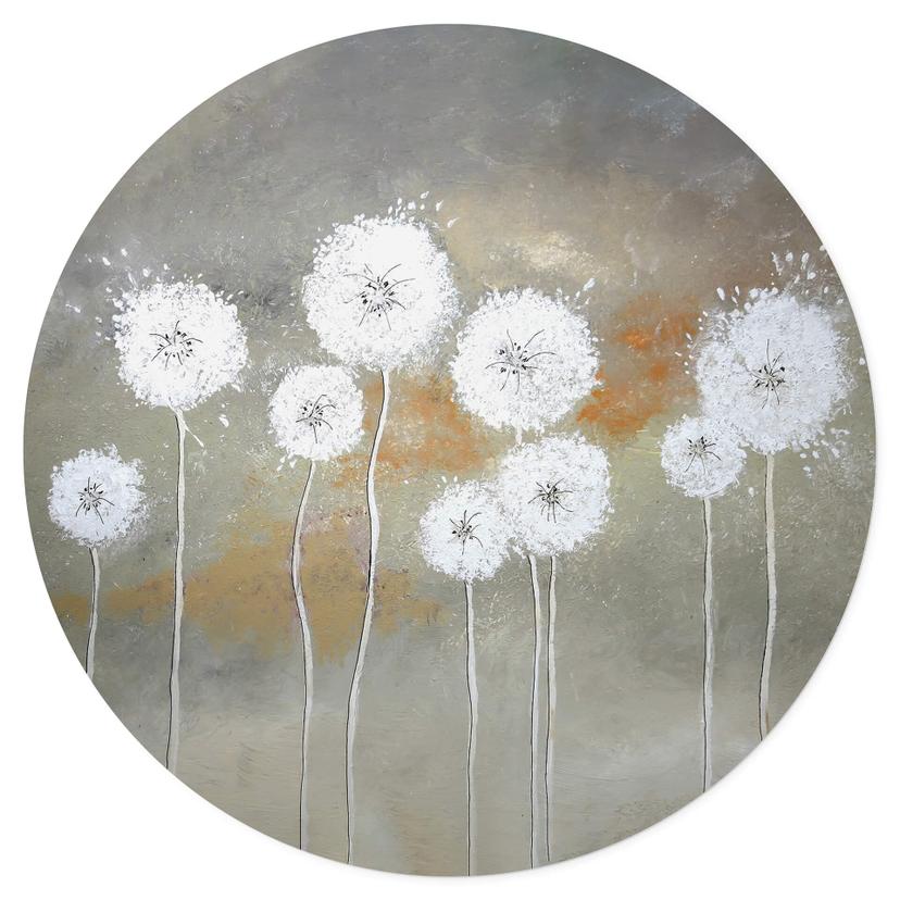 Adesivo murale Melz - White Dandelions
