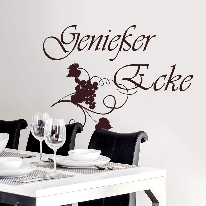 Wandtattoo Genießer Ecke 2