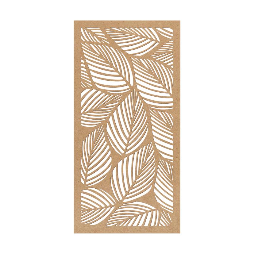 Holzdeko Blätter Buche - MDF Natur