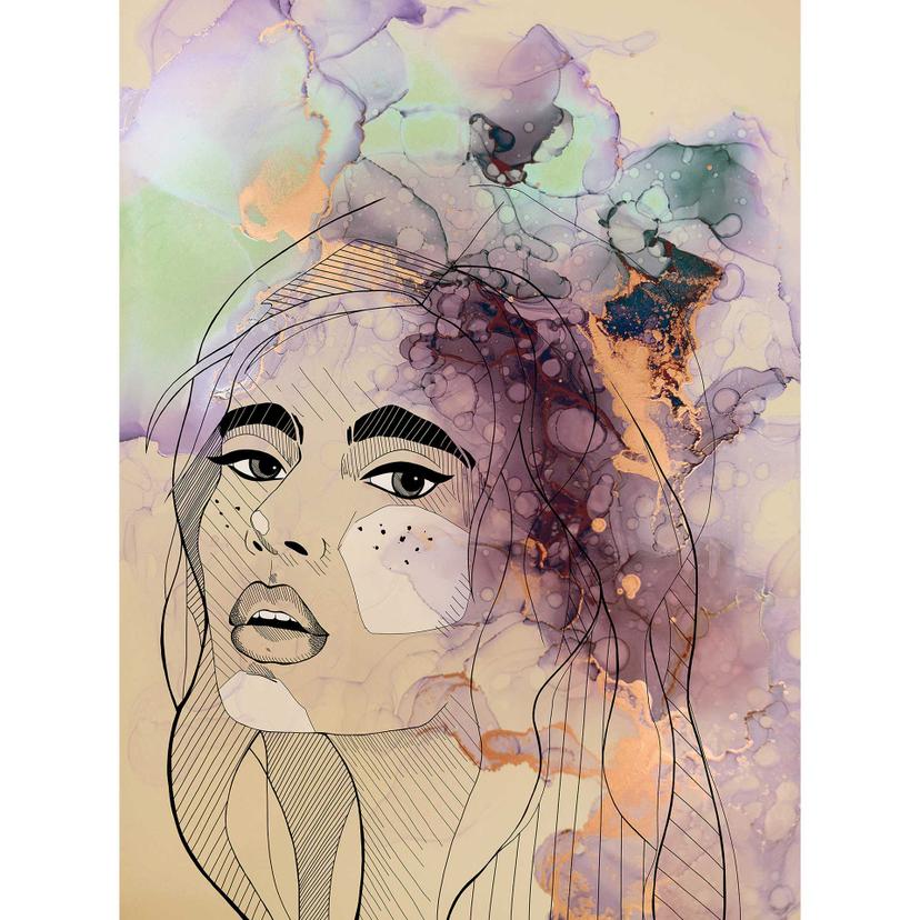 Livingwalls Fotomurale ARTist - Lady
