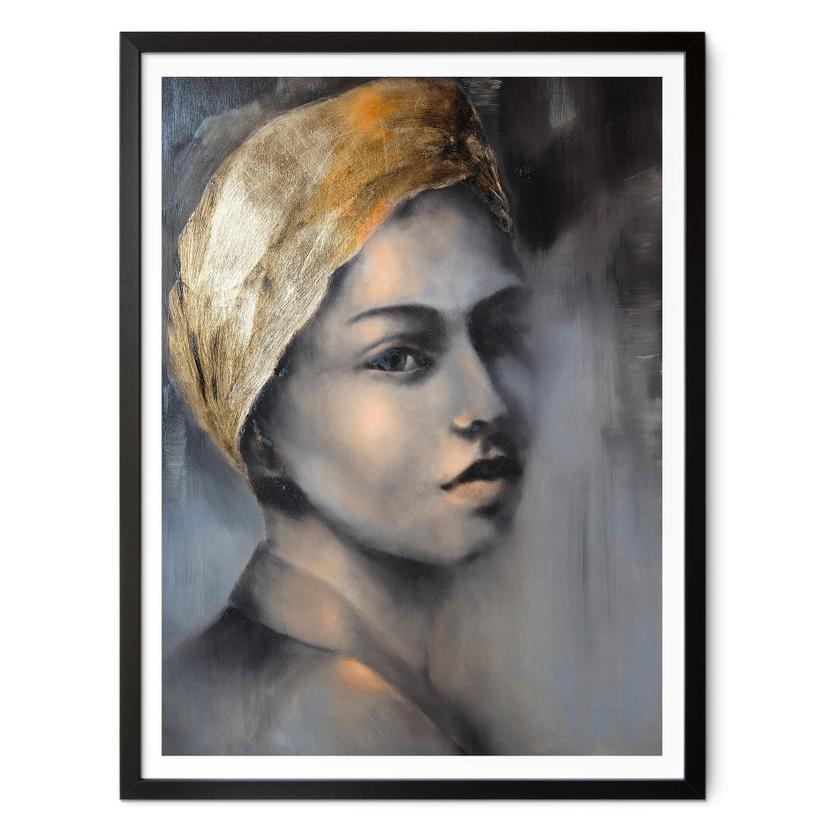 Póster Schmucker - La chica de la diadema dorada