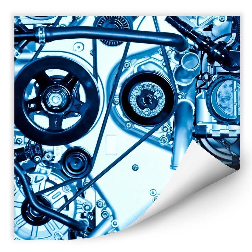Zelfklevende Poster - Motorscan