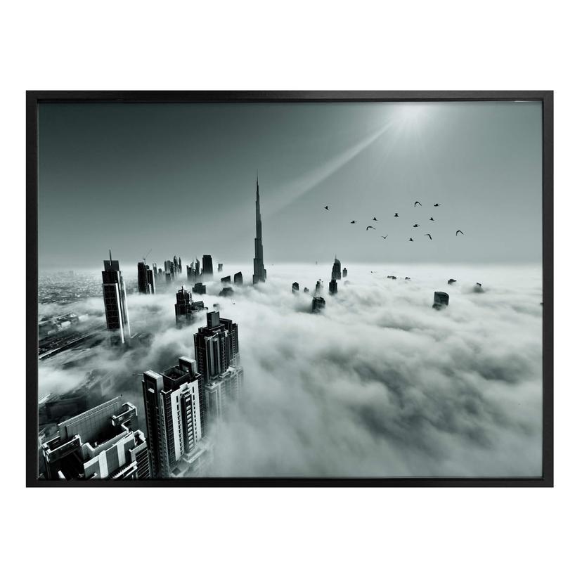 Poster Naufal - Ville dans les nuages
