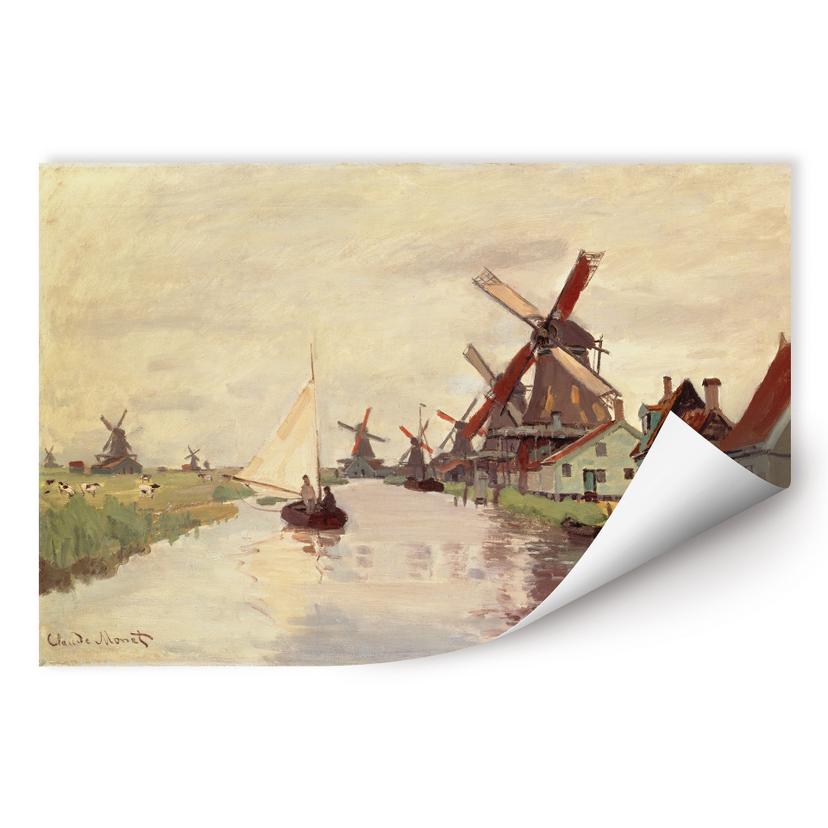 Zelfklevende Poster Monet - Mill
