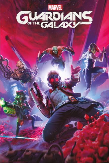 Poster, film poster Guardins of the Galaxy - Video Game 61x91,5 cm