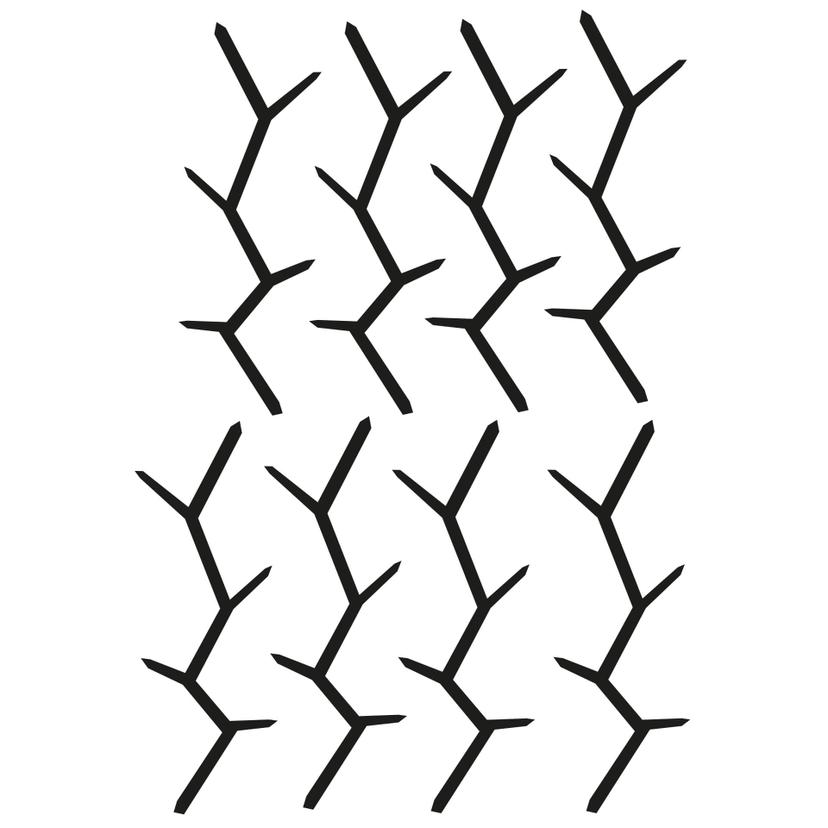 Sticker mural - Set Branches #01