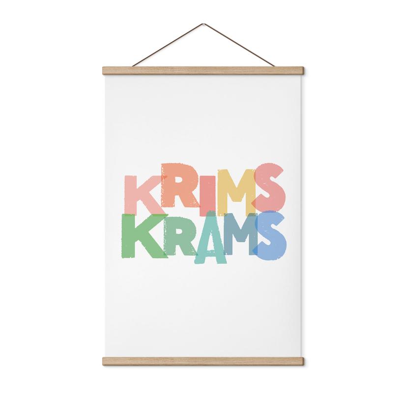 Stoffbild Krimskrams