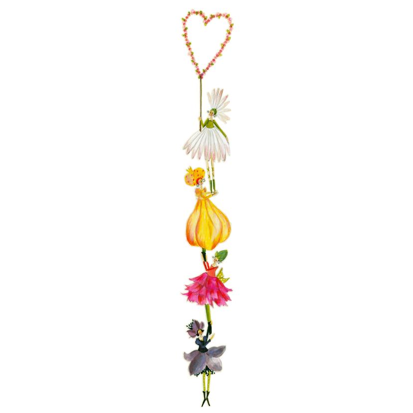 Sticker mural Leffler - femmes fleurs