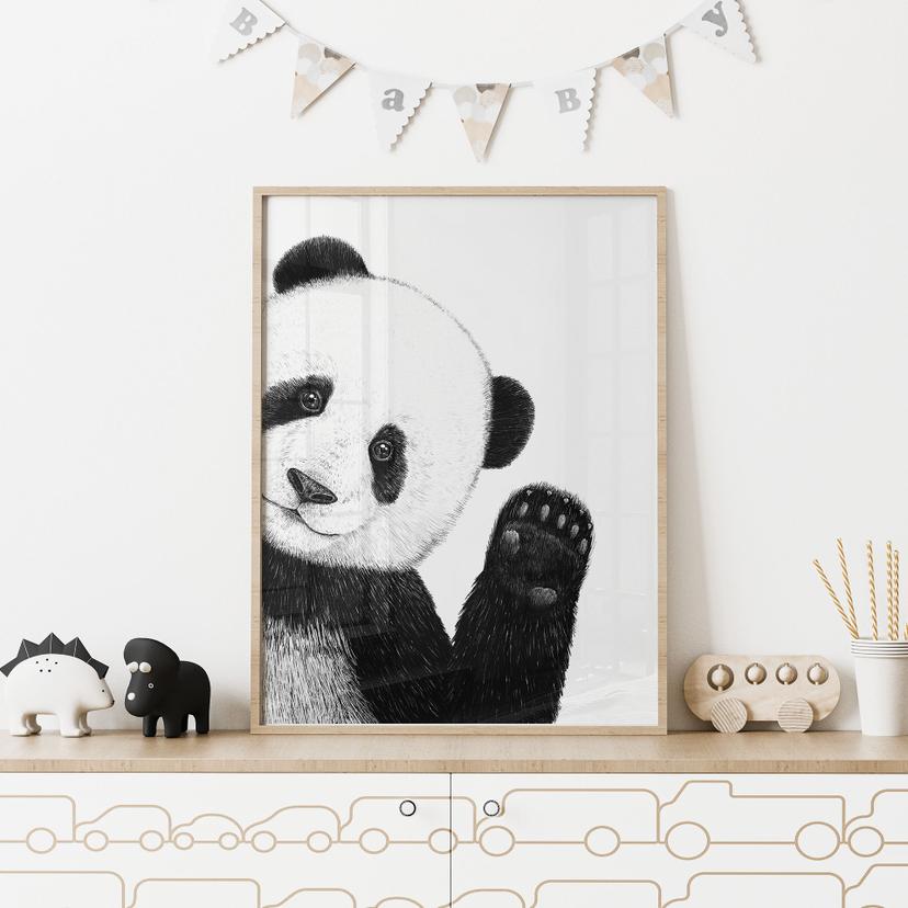 Poster Panda ondeggiante - Korenkova