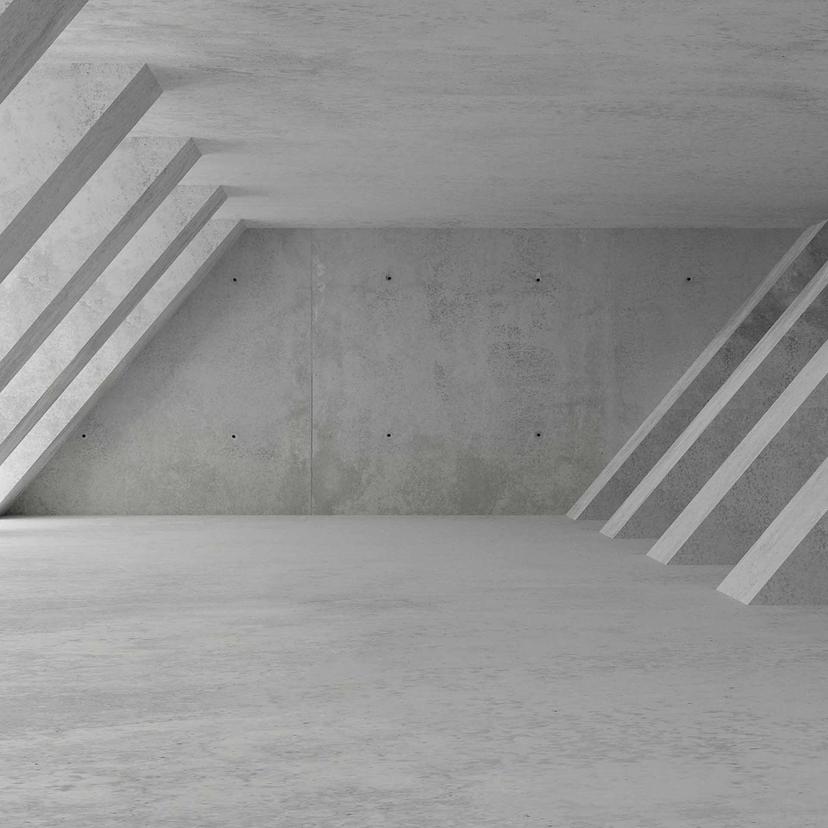 Carta da parati per corridoi in tessuto non tessuto Concrete look grigio nero Designwalls 2 - 2,55 x