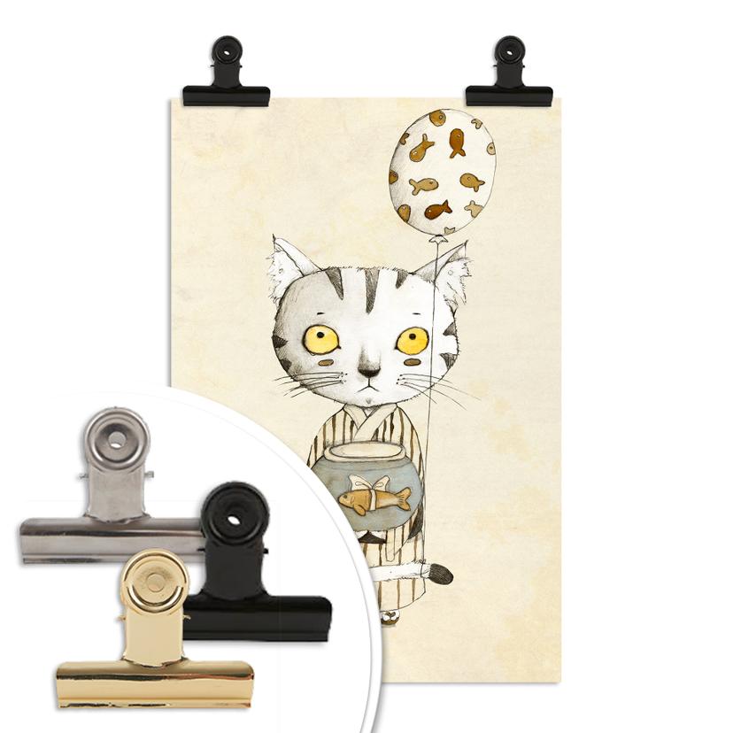 Poster Loske - Il compleanno del gatto