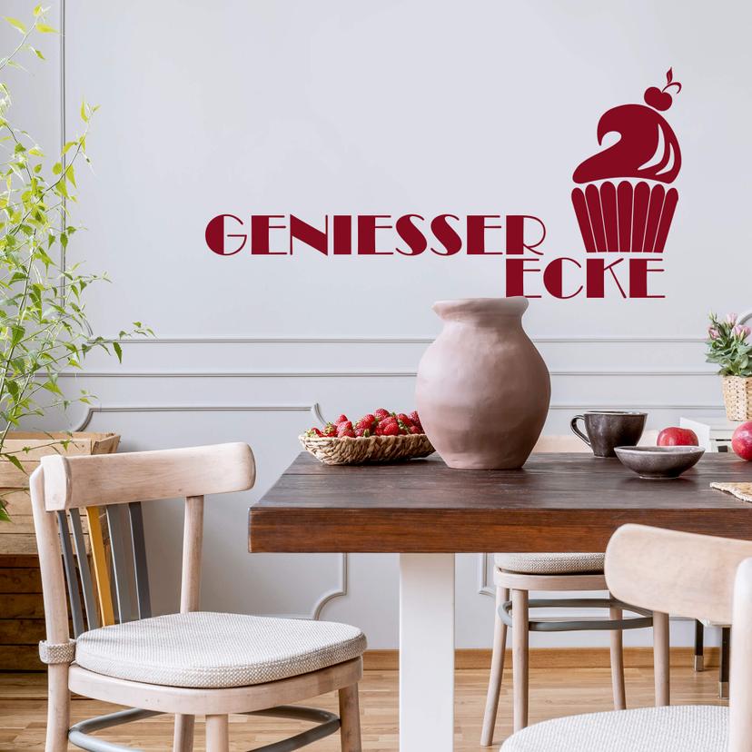 Wandtattoo Geniesser Ecke 3