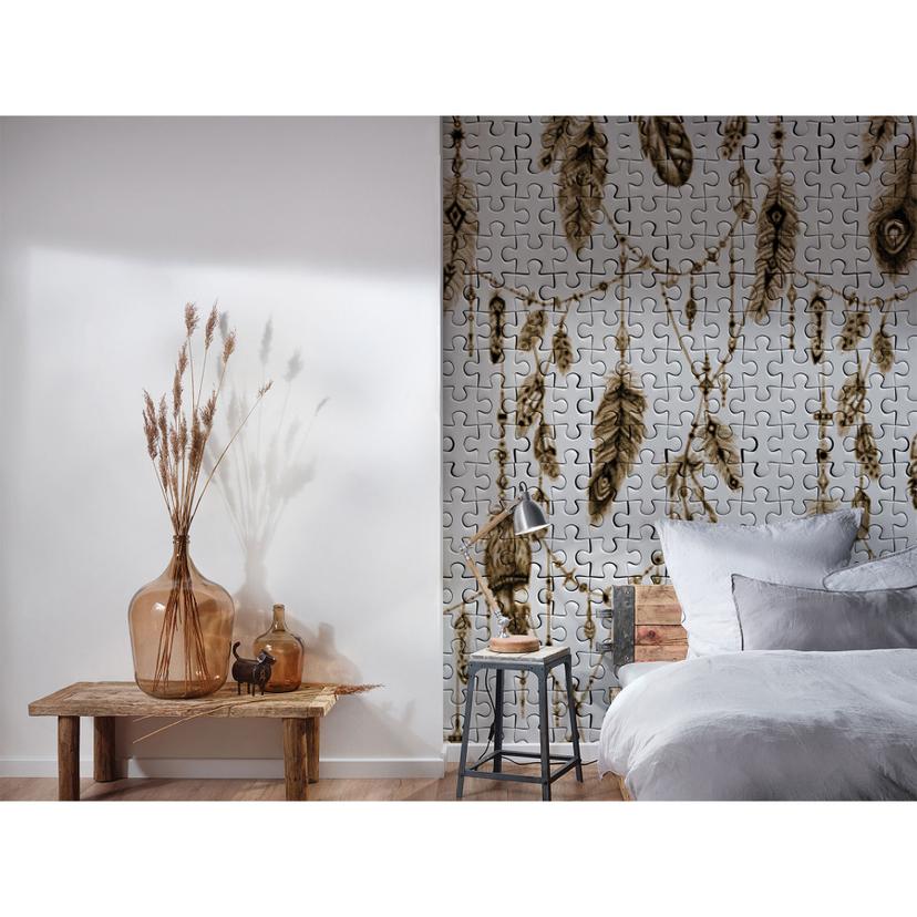 Architects Paper Papier peint photo Atelier 47 Feather Puzzle avec plumes