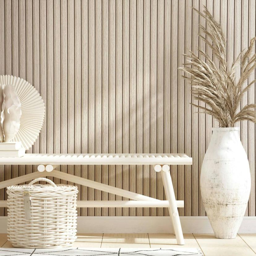 non-woven tapet beige striber til stue soveværelse tapet marburg