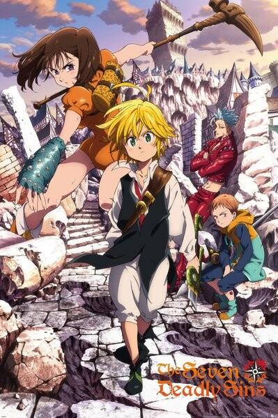Poster, film poster Seven Deadly Sins - Key Art 2 61x91,5 cm