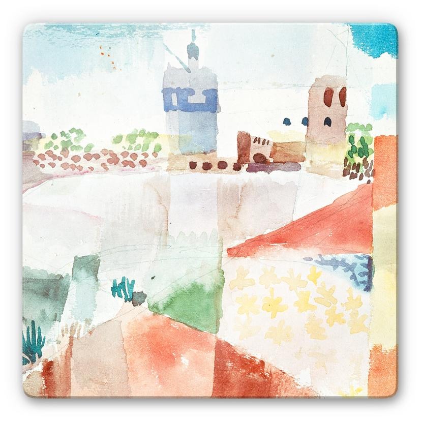 Glasbillede - Klee - Hammamet og dens Moské