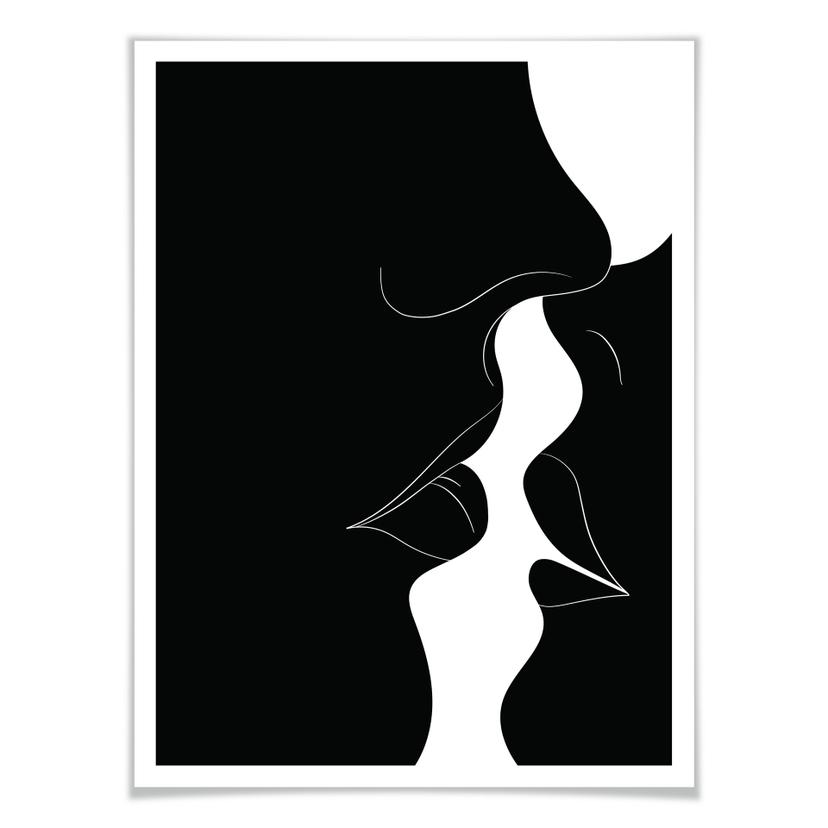 Poster Nordic Creators - Black Kiss